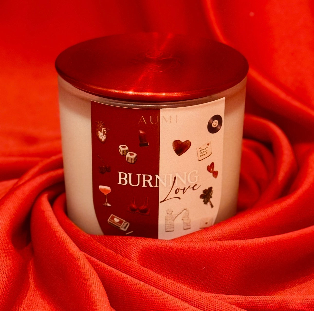Burning Love | Vela de Champagne Toast 180g