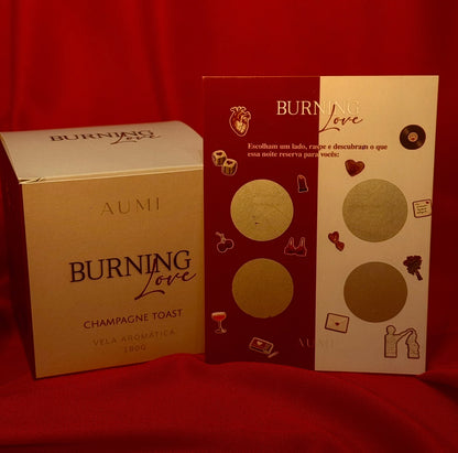 Burning Love | Vela de Champagne Toast 180g
