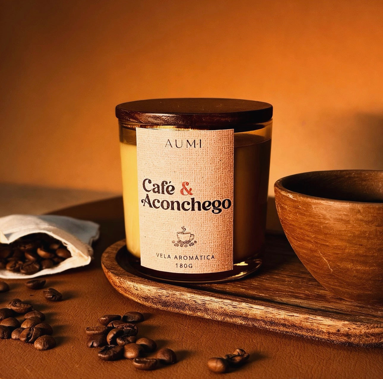 Café & Aconchego | Vela de Café 180g