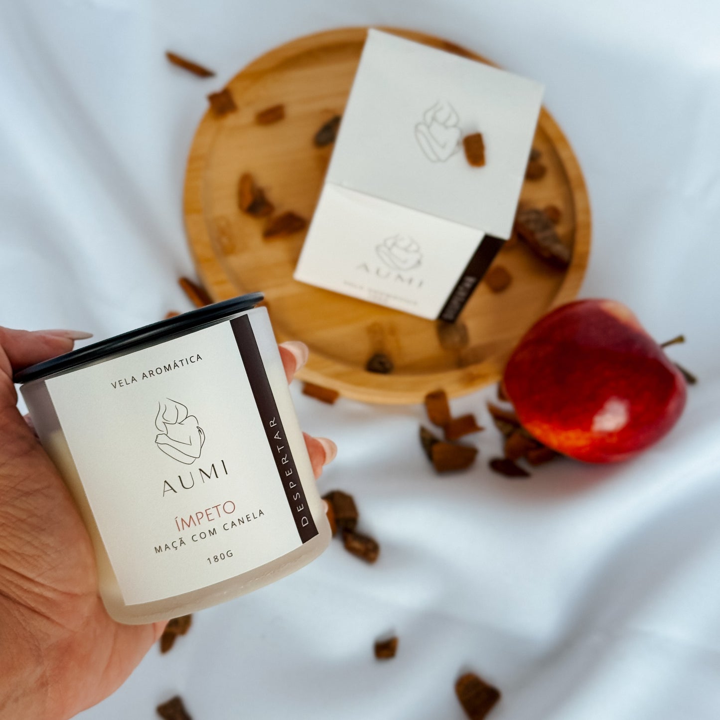 Ímpeto | Vela de Maça com Canela 180g